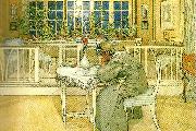 kvallen forre resan till England Carl Larsson